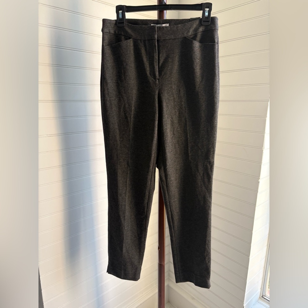 White House Black Market Gray Ankle Pants